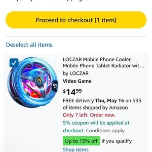 Mobile Phone Cooler - Blue